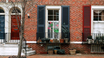 shutters on house in philadelphia
